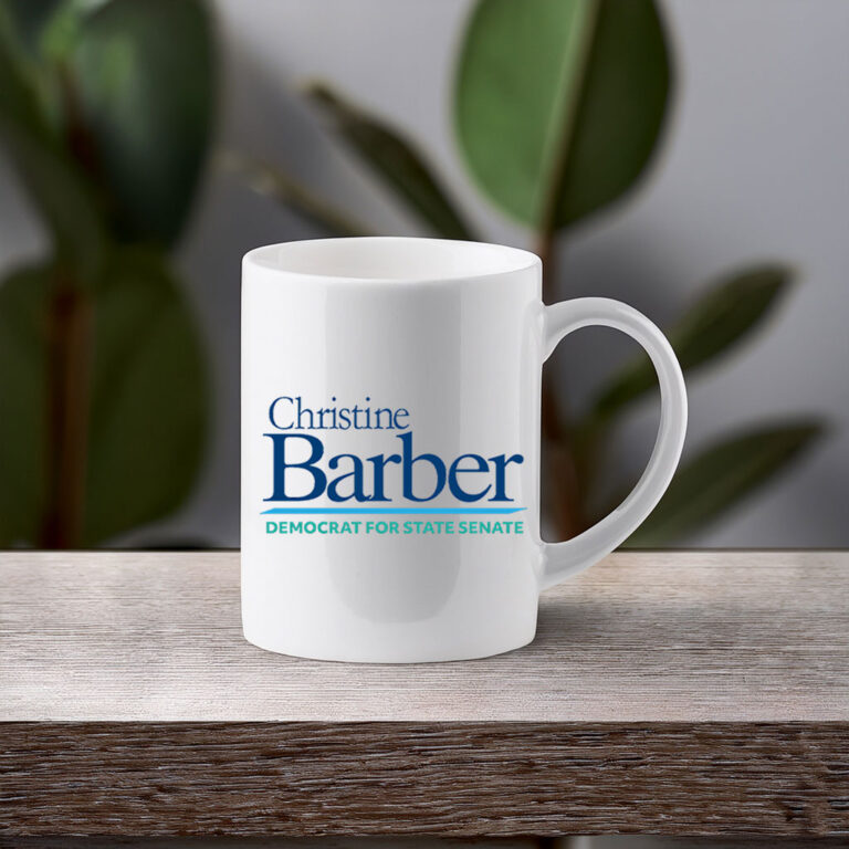 Christine Barber Democrat For State Senate Coffee Mug
