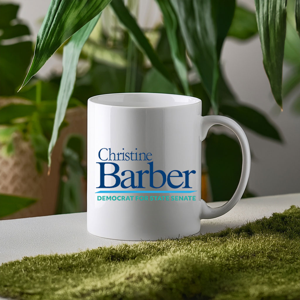 Christine Barber Democrat For State Senate Coffee Mug