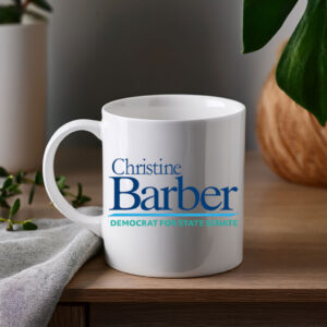 Christine Barber Democrat For State Senate Coffee Mug