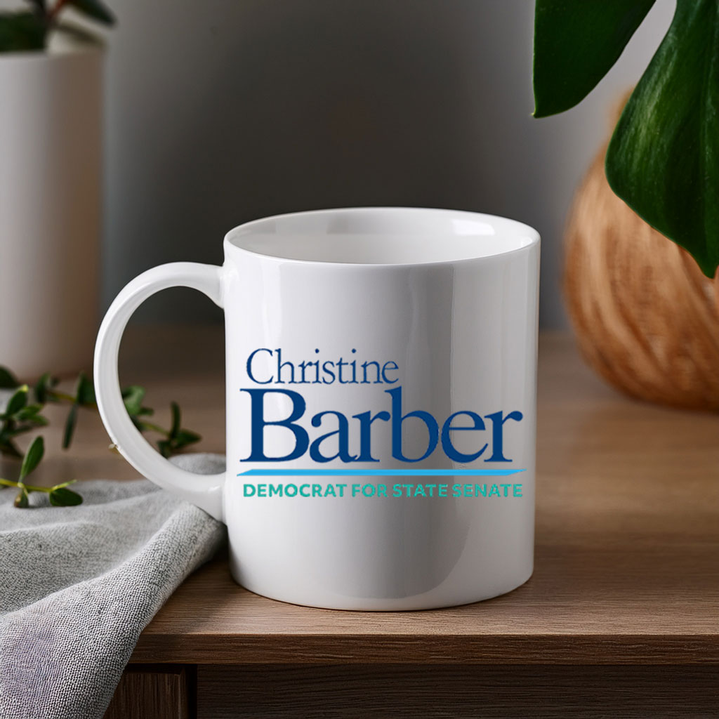 Christine Barber Democrat For State Senate Coffee Mug