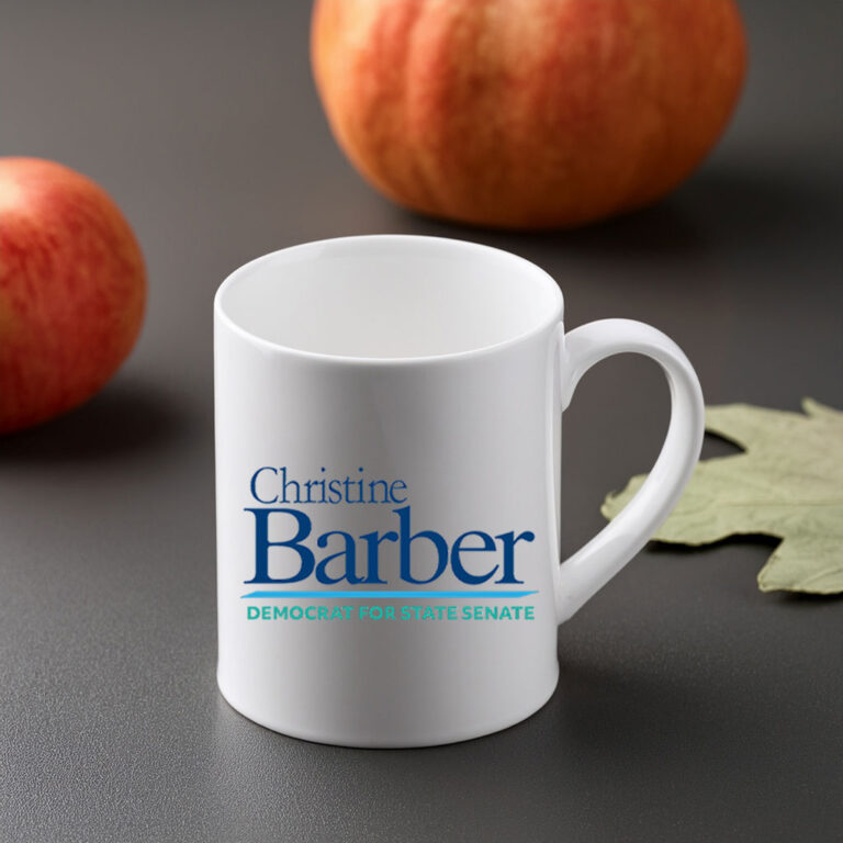 Christine Barber Democrat For State Senate Coffee Mug