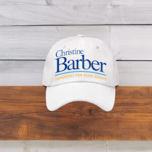 Christine Barber Democrat For State Senate Hat