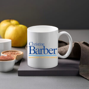 Christine Barber Democrat For State Senate Mug