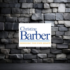Christine Barber Democrat For State Senate Sticker