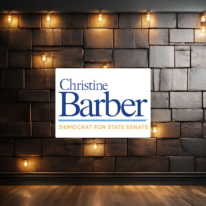 Christine Barber Democrat For State Senate Sticker