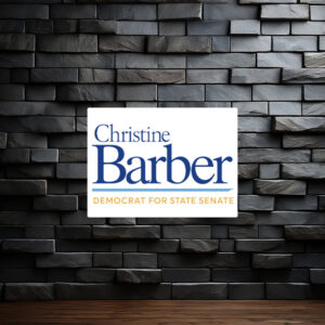 Christine Barber Democrat For State Senate Sticker