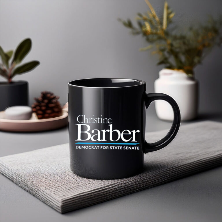 Christine Barber For State Senate Mug