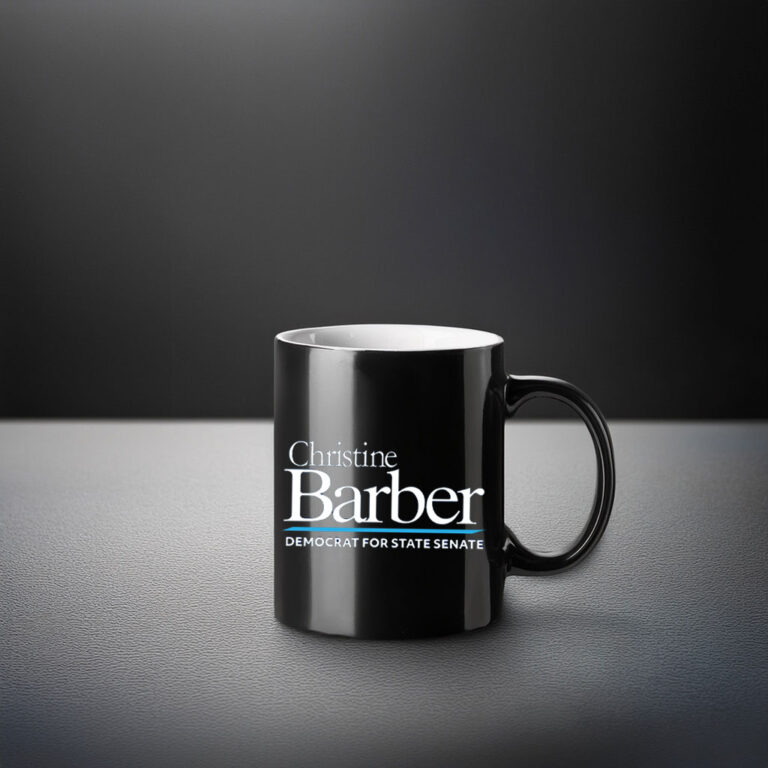 Christine Barber For State Senate Mug