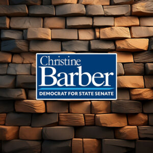 Christine Barber For State Senate Sticker