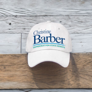 Vote Christine Barber Democrat For State Senate Hat