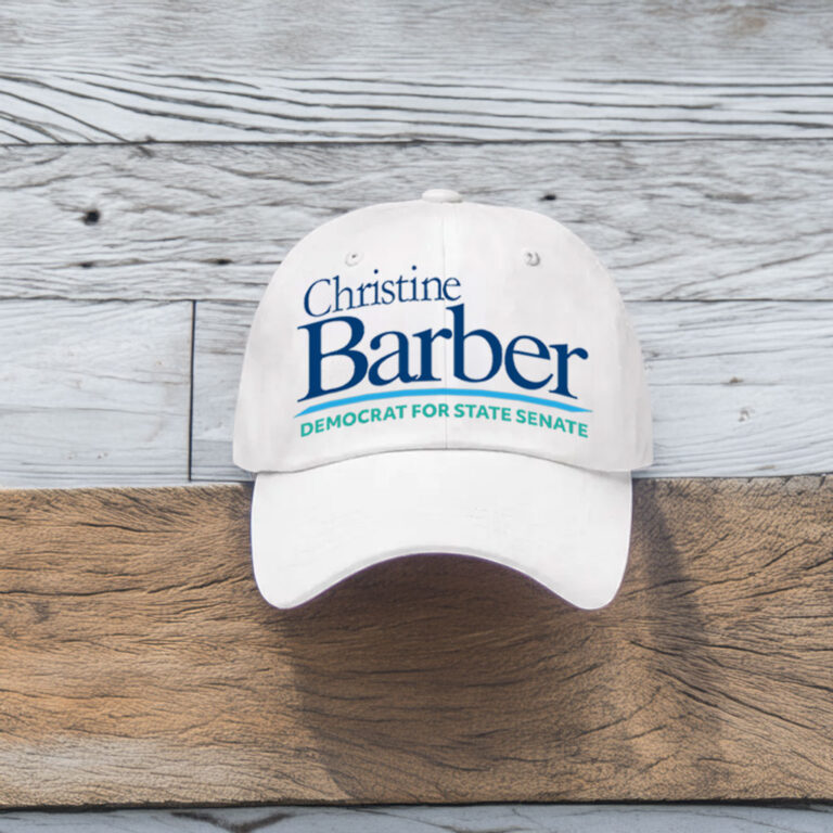 Vote Christine Barber Democrat For State Senate Hat