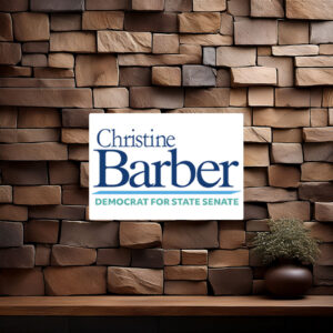 Vote Christine Barber Democrat For State Senate Sticker Decal